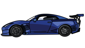 How to Draw Nissan GTR Step-by-Step Drawing Tutorial Easy
